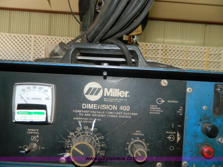 image for item AX9946 Miller 400 welder