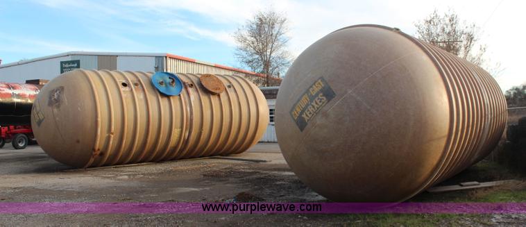 image for item BA9168 (2) Century Cast 15,000 gallon fiberglass tanks