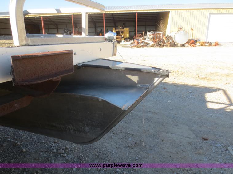 image for item D2216 1983 Lowe Sunbird 24' pontoon boat