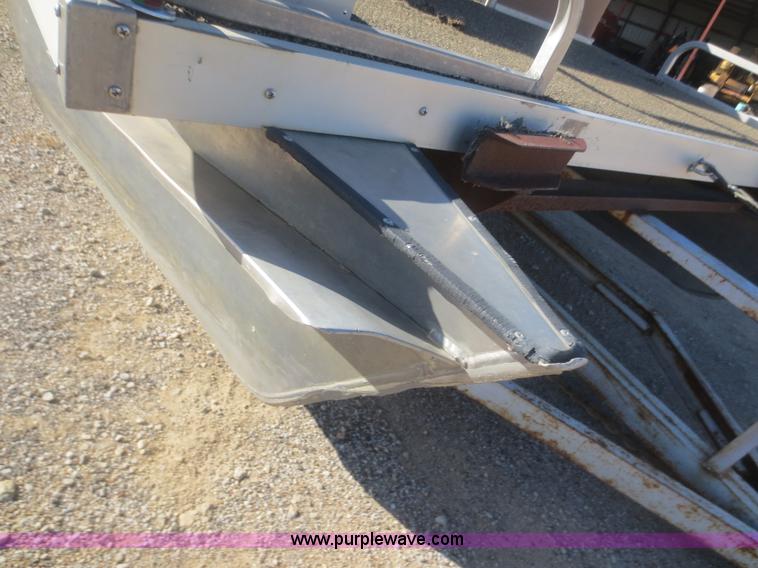 image for item D2216 1983 Lowe Sunbird 24' pontoon boat