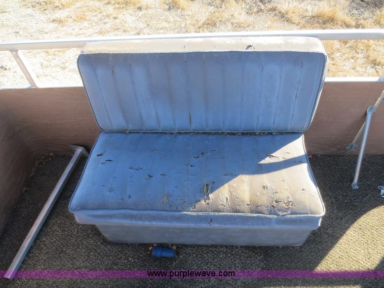 image for item D2216 1983 Lowe Sunbird 24' pontoon boat