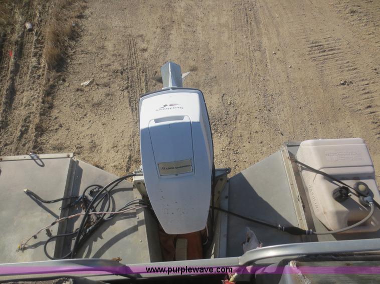 image for item D2216 1983 Lowe Sunbird 24' pontoon boat