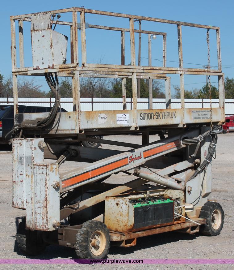 image for item H5534 Simon Skyhawk S2234 scissor lift