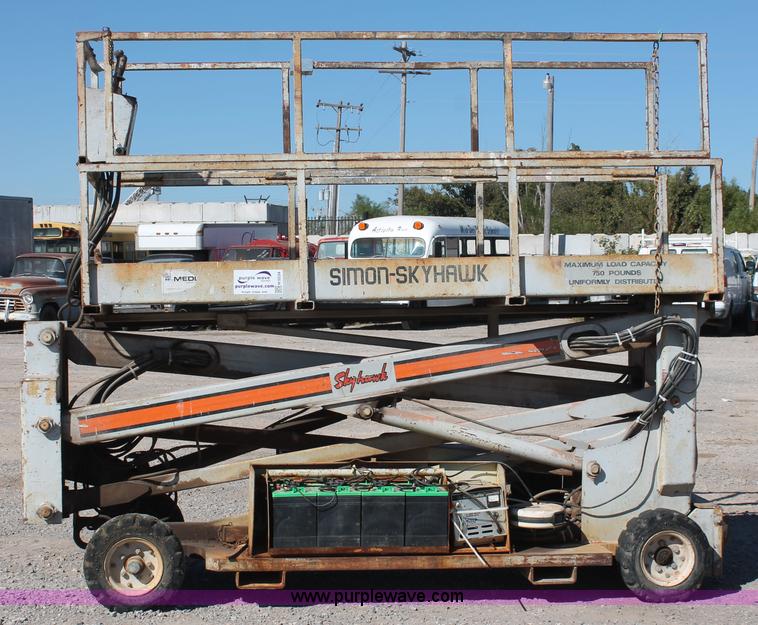 image for item H5534 Simon Skyhawk S2234 scissor lift