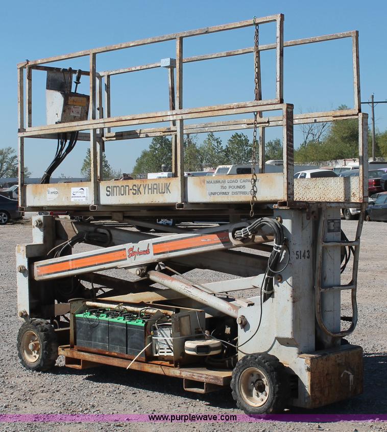 image for item H5534 Simon Skyhawk S2234 scissor lift