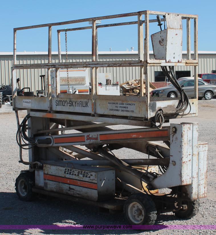 image for item H5534 Simon Skyhawk S2234 scissor lift