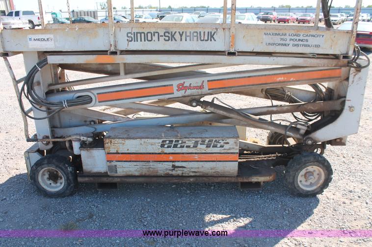 image for item H5534 Simon Skyhawk S2234 scissor lift