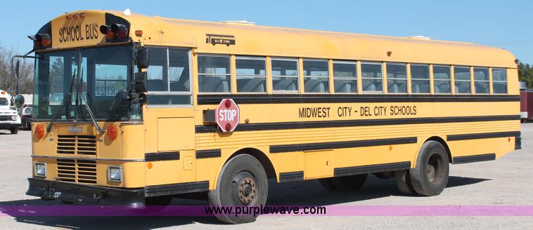 image for item H5536 1993 Oshkosh S-Line Thomas school bus