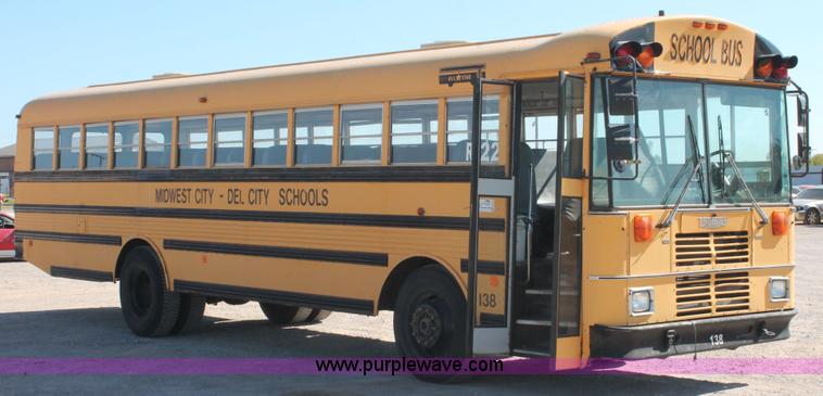 image for item H5537 1993 Oshkosh S-Line Thomas school bus