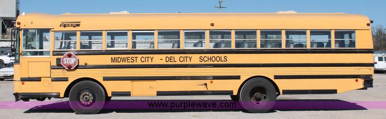 image for item H5537 1993 Oshkosh S-Line Thomas school bus