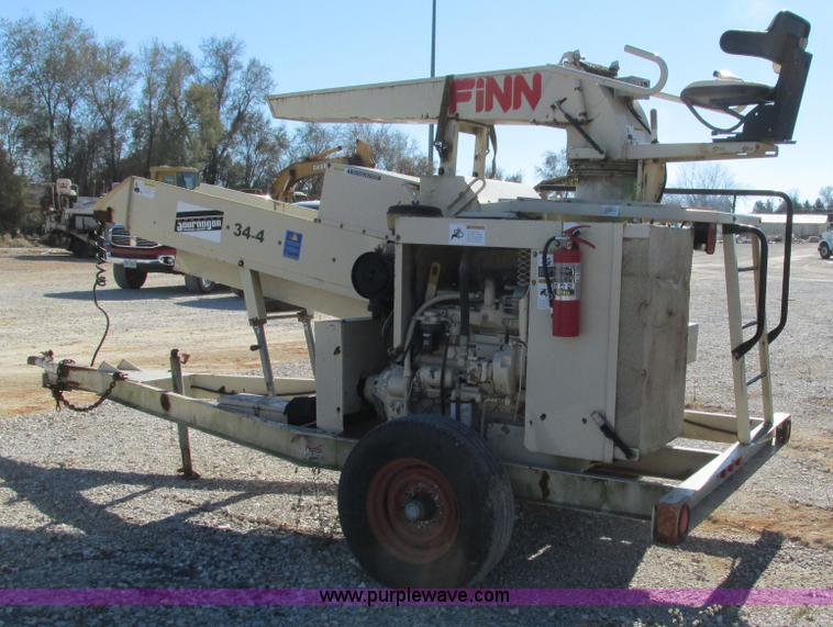 image for item I3179 Finn B260 straw blower trailer