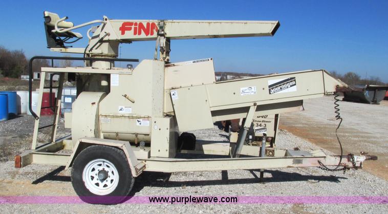 image for item I3179 Finn B260 straw blower trailer