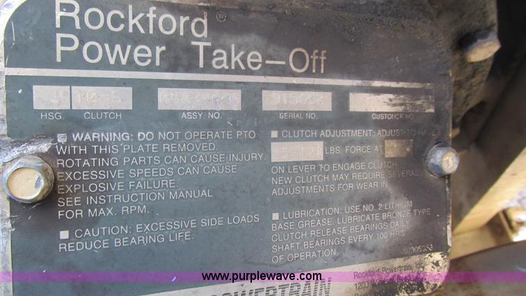 image for item I3179 Finn B260 straw blower trailer