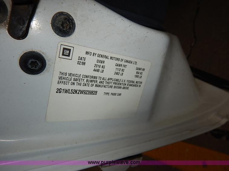 image for item I5331 1998 Chevrolet Lumina