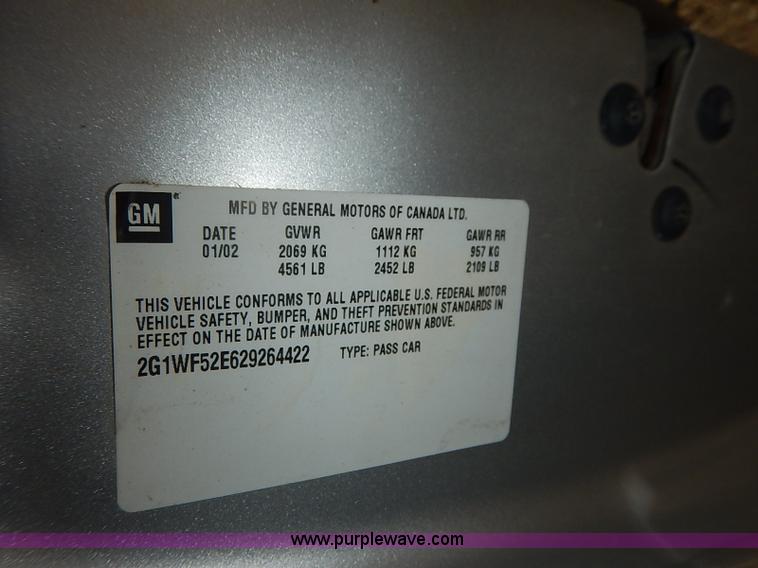 image for item I5913 2002 Chevrolet Impala