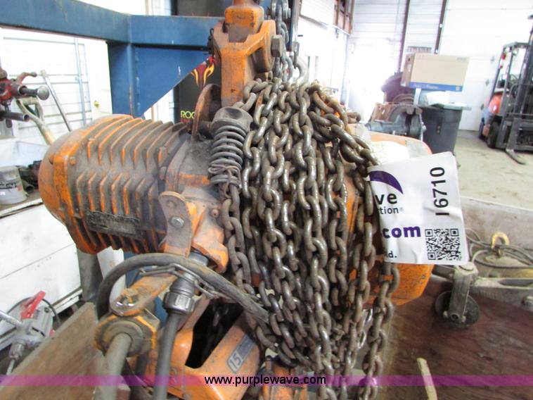 image for item I6710 Peerless two ton electric hoist
