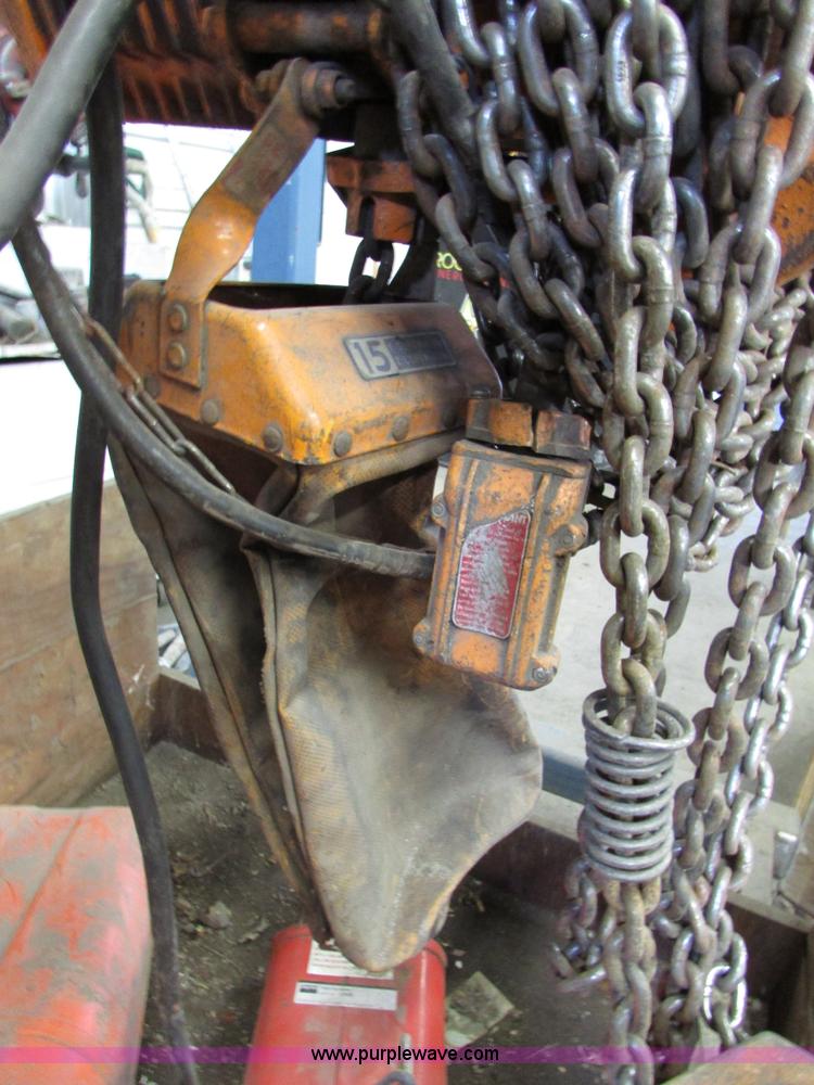 image for item I6710 Peerless two ton electric hoist