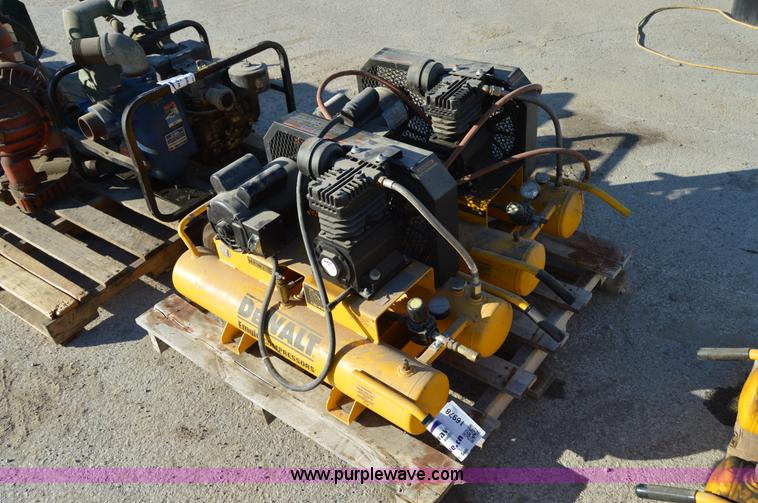 image for item I6978 (2) DeWalt D55170 air compressors
