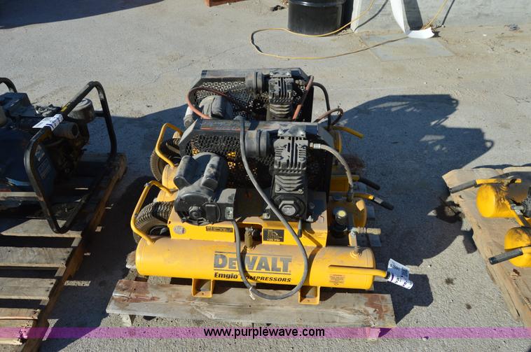 image for item I6978 (2) DeWalt D55170 air compressors