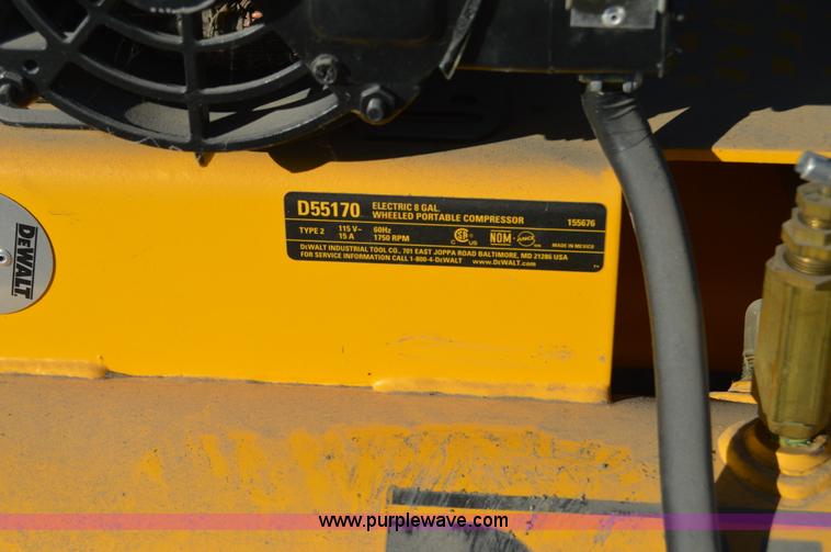 image for item I6978 (2) DeWalt D55170 air compressors