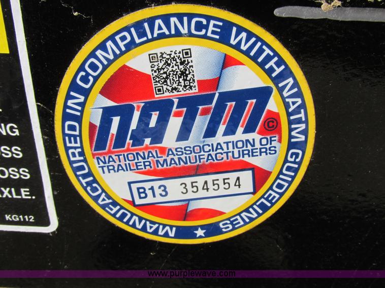 image for item I8870 2014 H & H tilt deck trailer