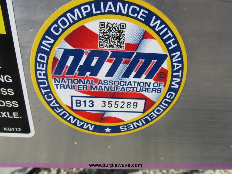 image for item I8870 2014 H & H tilt deck trailer