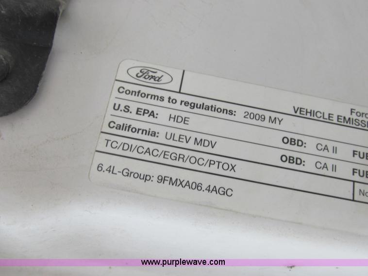 image for item I8878 2009 Ford F350 Super Duty flatbed pickup truck