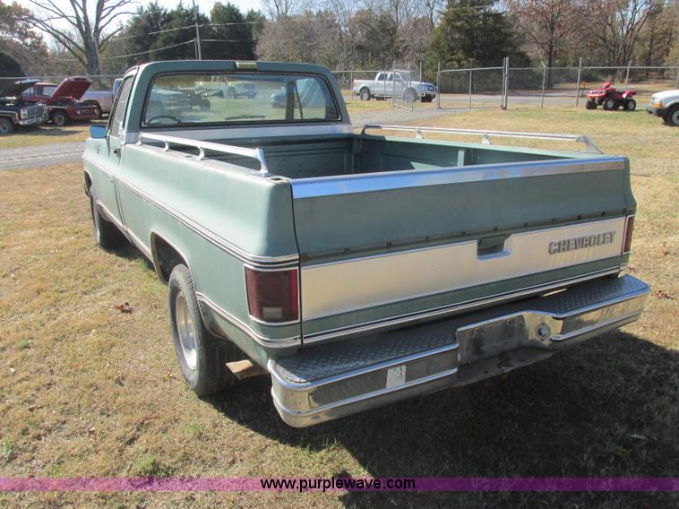 image for item J2373 1978 Chevrolet Silverado 1500 pickup truck