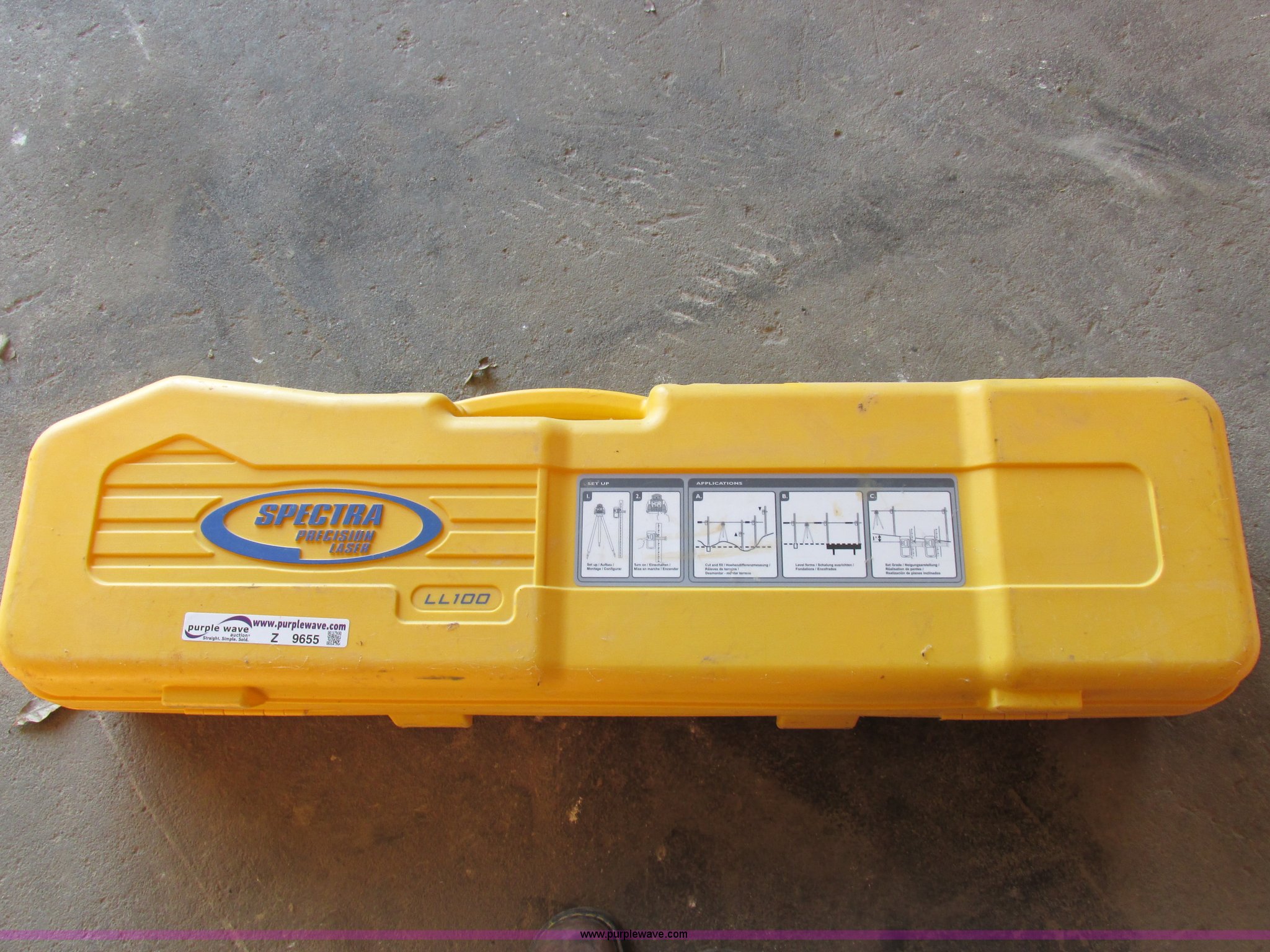 Spectra LL100 laser level in Jefferson City, MO Item Z9655 sold