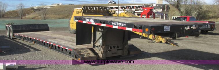 image for item A8750 1998 Trail King TK70MG-482 lowboy trailer