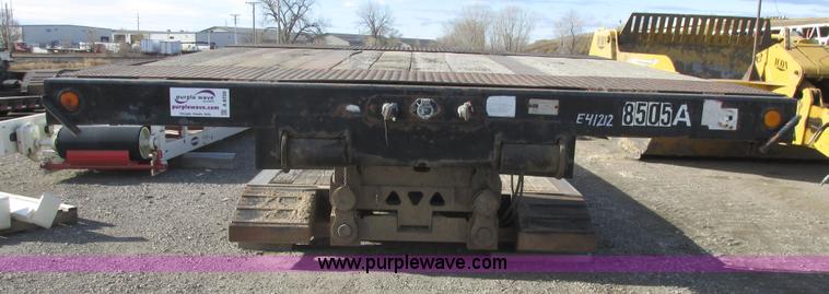 image for item A8750 1998 Trail King TK70MG-482 lowboy trailer