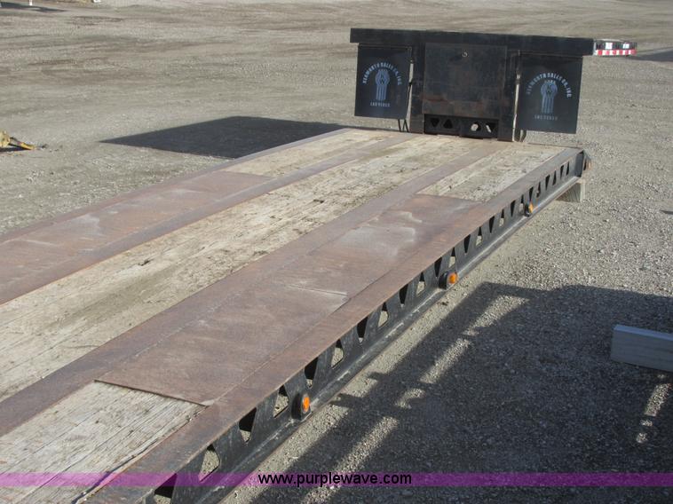 image for item A8750 1998 Trail King TK70MG-482 lowboy trailer
