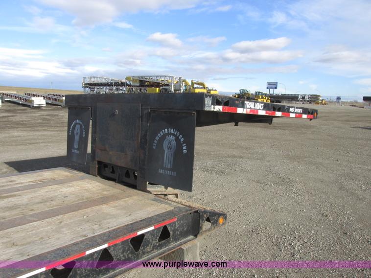 image for item A8750 1998 Trail King TK70MG-482 lowboy trailer