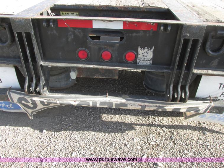 image for item A8750 1998 Trail King TK70MG-482 lowboy trailer