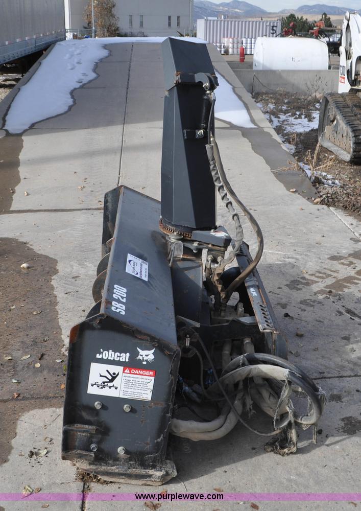 image for item F2131 2006 Bobcat SB200 skid steer snow blower