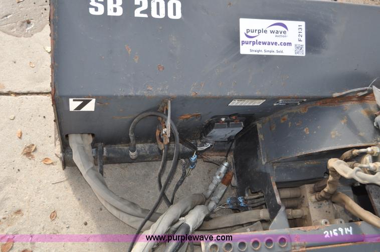 image for item F2131 2006 Bobcat SB200 skid steer snow blower