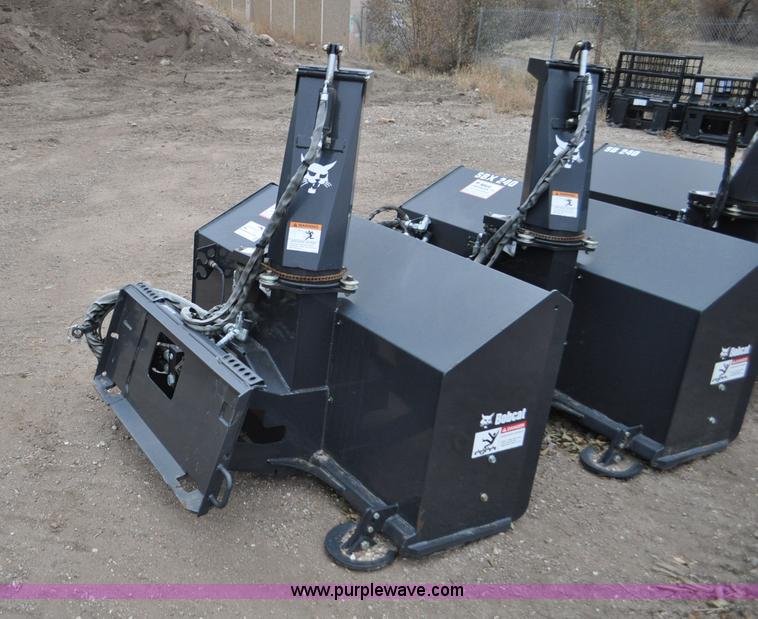 image for item F2158 2012 Bobcat SBX240 skid steer snow blower