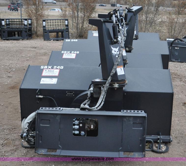 image for item F2158 2012 Bobcat SBX240 skid steer snow blower