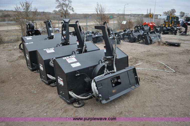 image for item F2158 2012 Bobcat SBX240 skid steer snow blower