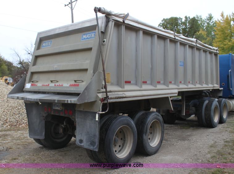 image for item F3379 1991 Mate quarter frame end dump trailer