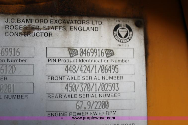 image for item F3385 1998 JCB 217 Series 3 backhoe