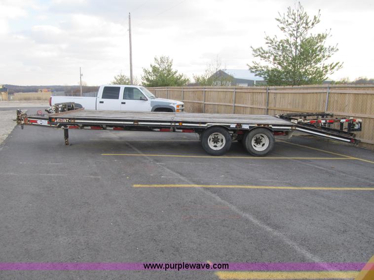 image for item F8890 1995 CZ Engineering CZ20KT flatbed trailer