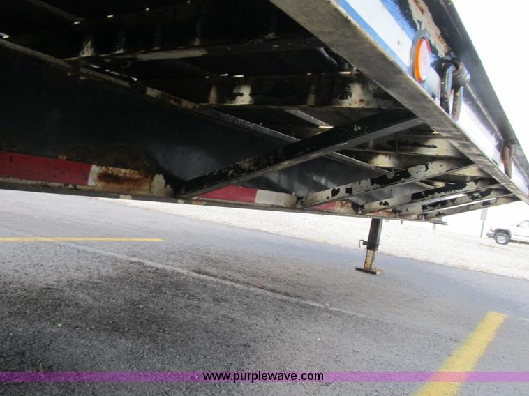 image for item F8890 1995 CZ Engineering CZ20KT flatbed trailer