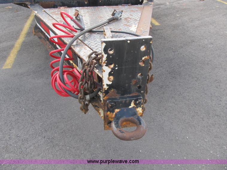 image for item F8890 1995 CZ Engineering CZ20KT flatbed trailer