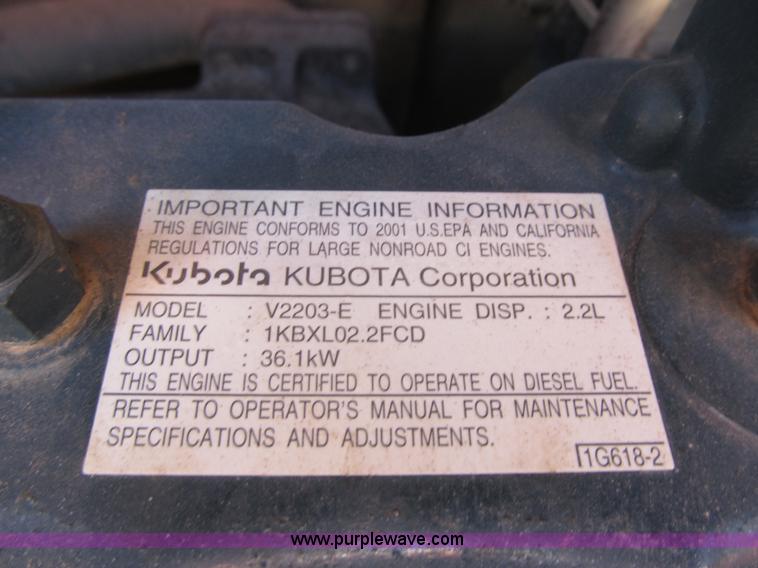 image for item F8892 2001 Bobcat 331D compact excavator