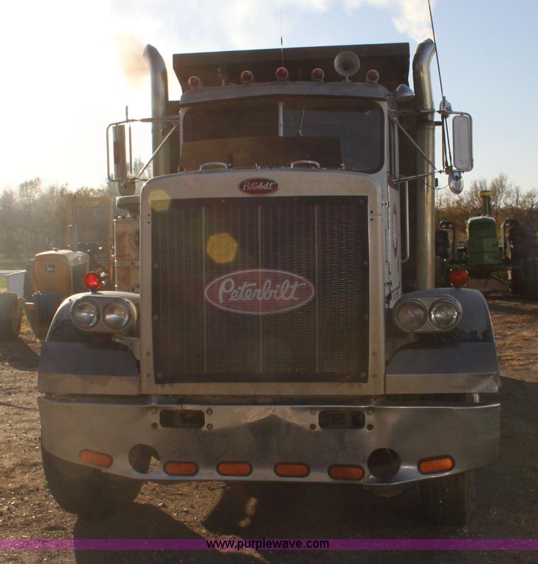 image for item H2016 1983 Peterbilt 359 dump truck