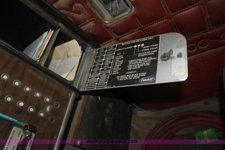 image for item H2016 1983 Peterbilt 359 dump truck