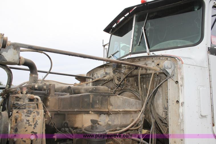 image for item H2016 1983 Peterbilt 359 dump truck