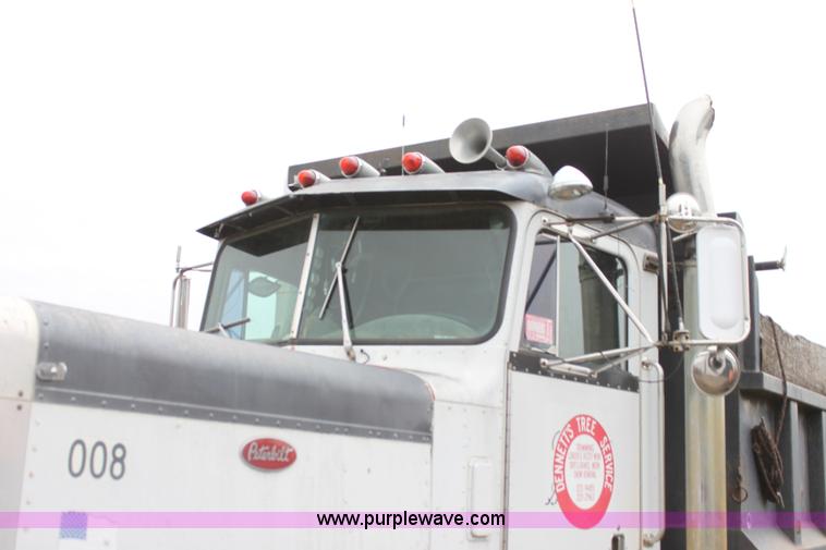 image for item H2016 1983 Peterbilt 359 dump truck