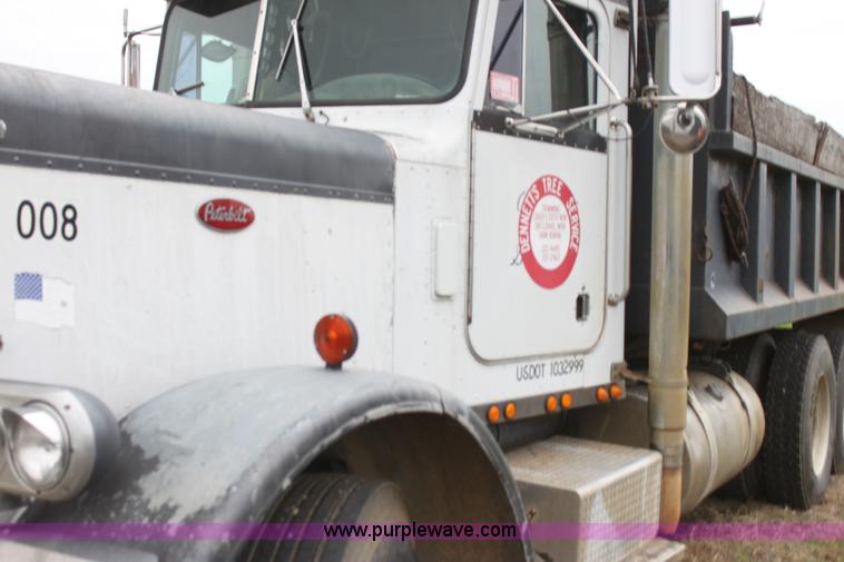 image for item H2016 1983 Peterbilt 359 dump truck